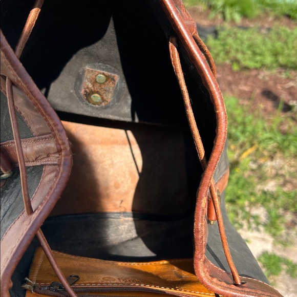 Timberland Vintage RARE Leather backpack - Picture 13 of 17
